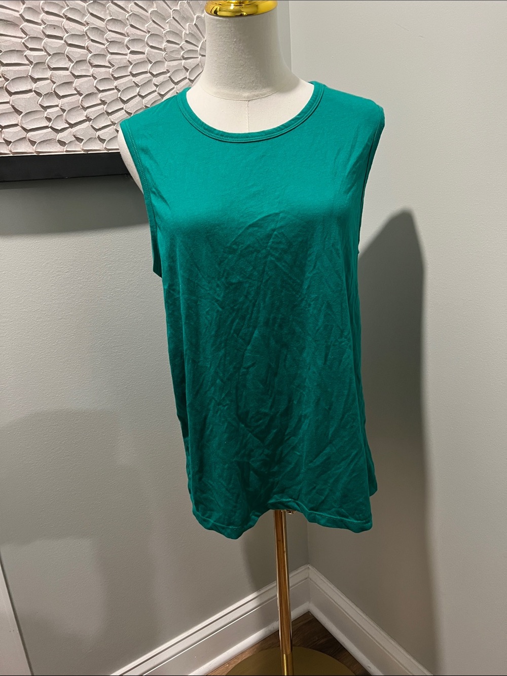 Fabletics Women's Sleeveless Crewneck Tank - Teal Green NWOT